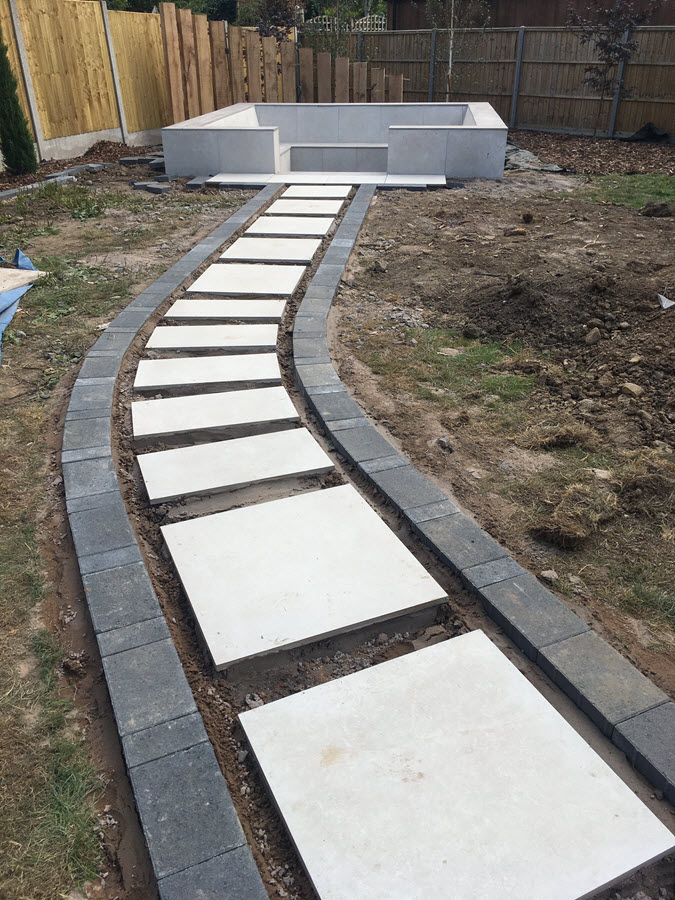 Porcelain Paving Seating Area